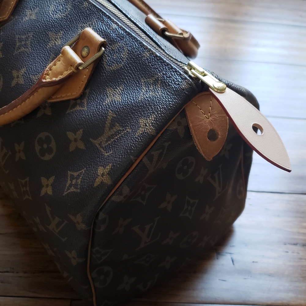 💖100% Authentic Vintage LOUIS VUITTON Monogram Speedy 30 *with FREE Bag Tag - Picture 3 of 17